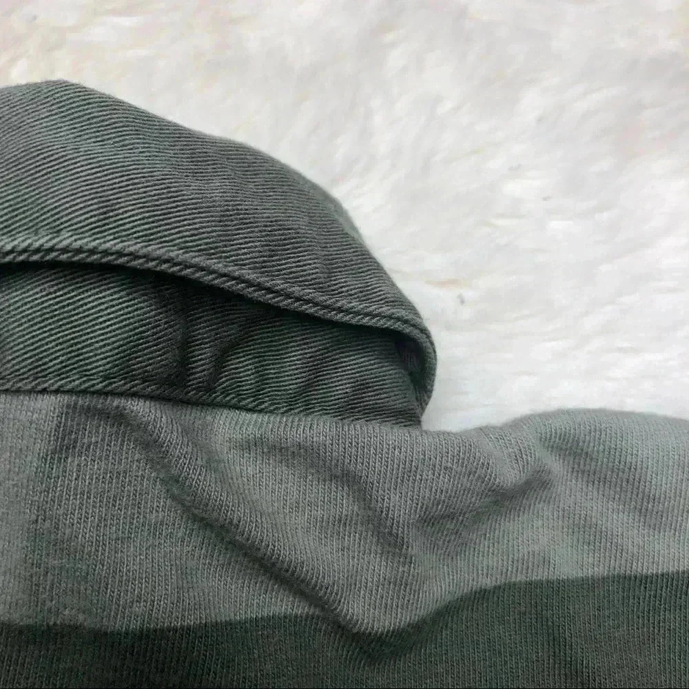 TKS Long Sleeved Polo Shirt Green And Grey Size 4T - Picture 15 of 16